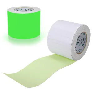 ZUEXT Anti Slip Glow in The Dark Tape 4in x30Ft, Waterproof Non Slip Grip Tape for Stairs Outdoor/Indoor, Skateboard Grip Tape Glow Tape for Night Decoration, Deck, Truck, Walkway, Ramp, Camp